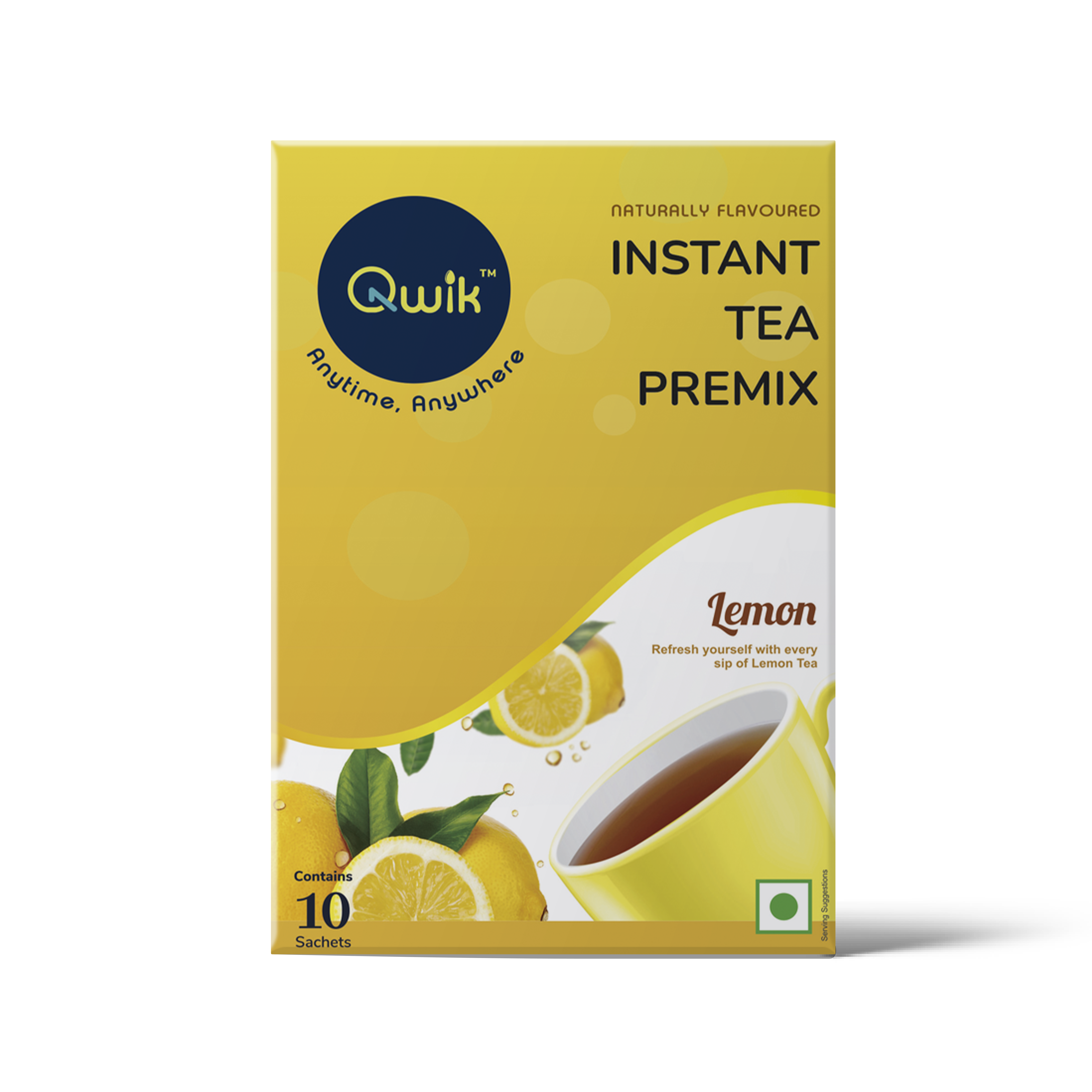 Qwik Instant Tea Premix Lemon 10 pouch